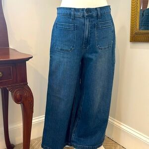 Point Sur size 29 wide leg crop jeans.